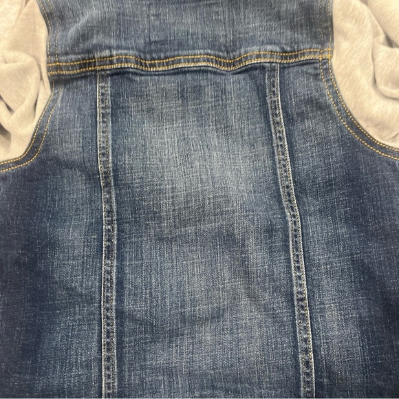 Tucker + Tate Blue and Gray Hooded Jean Jacket - Picture 9 of 9